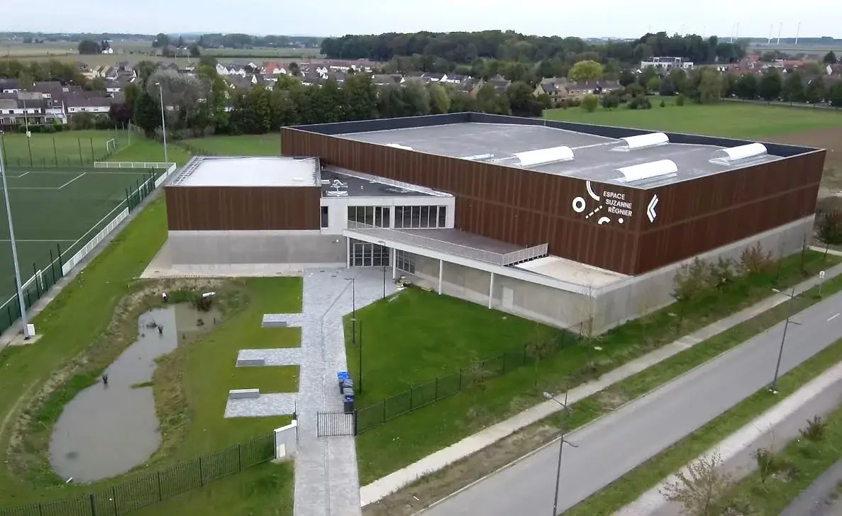 Photo aérienne de l'espace Suzanne Regnier